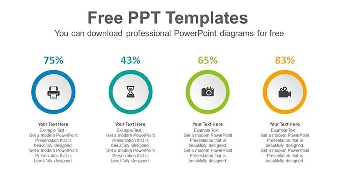 Circle-List-PowerPoint Agenda Template