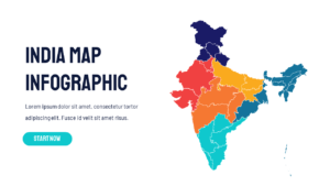 Editable India Map PPT template