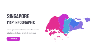 Editable Singapore Map PPT Template