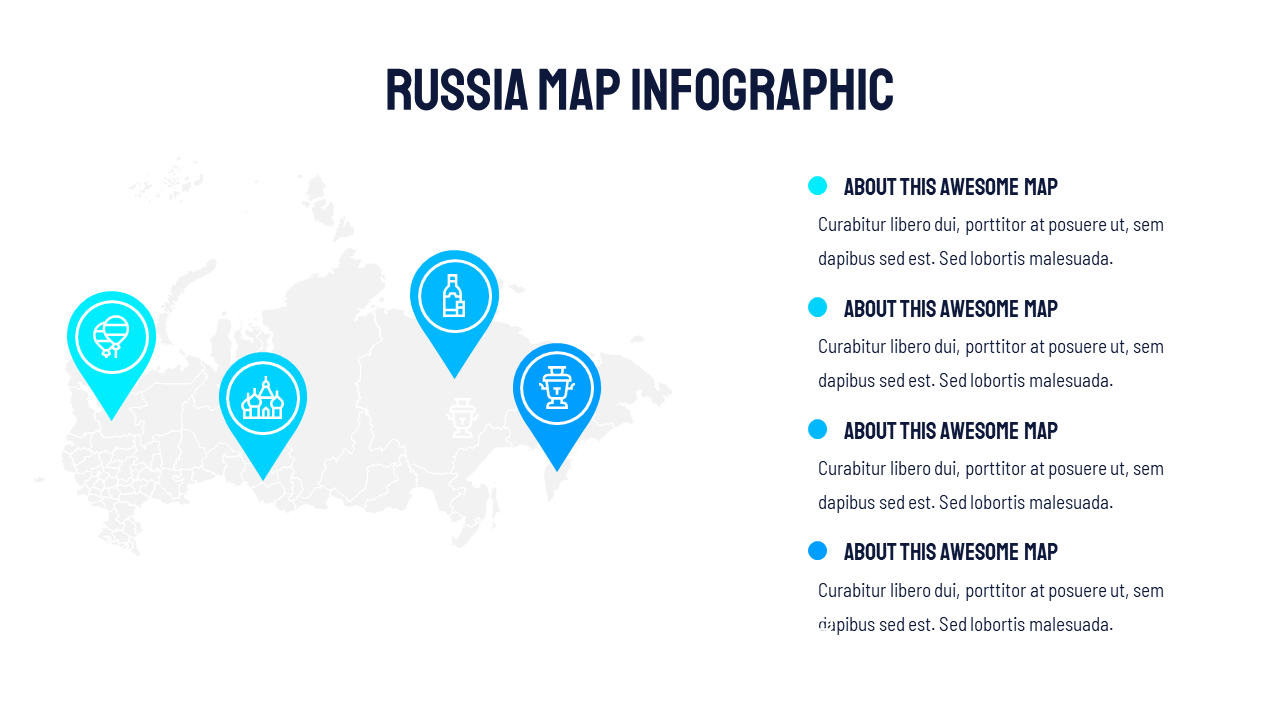 Download Editable Russia Map PPT Template   Slide13 15 