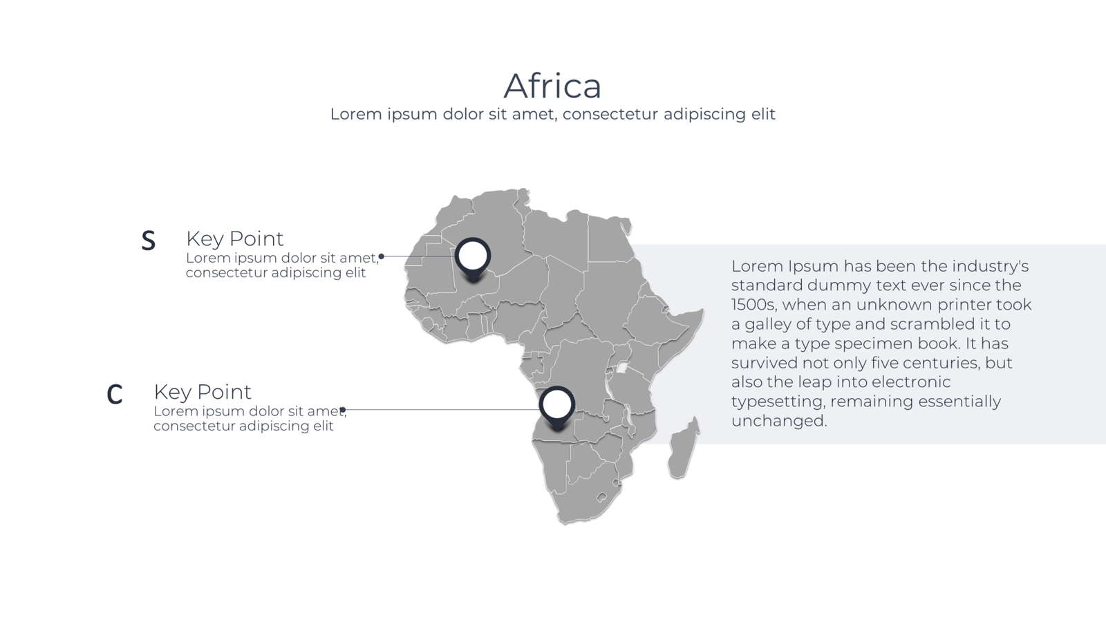 Download Free Africa Informative map Resume Sample