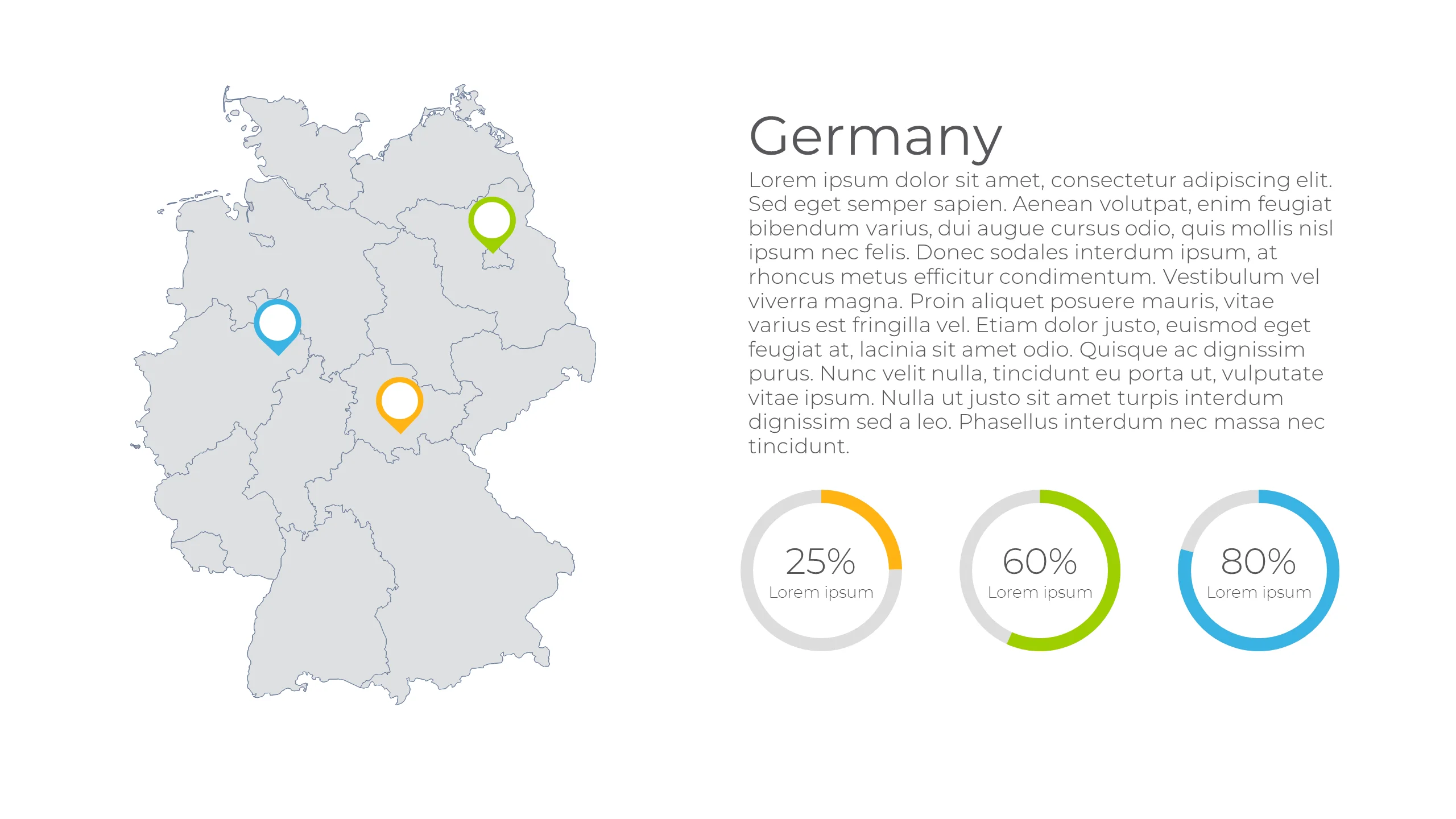 Editable Germany Vector Map