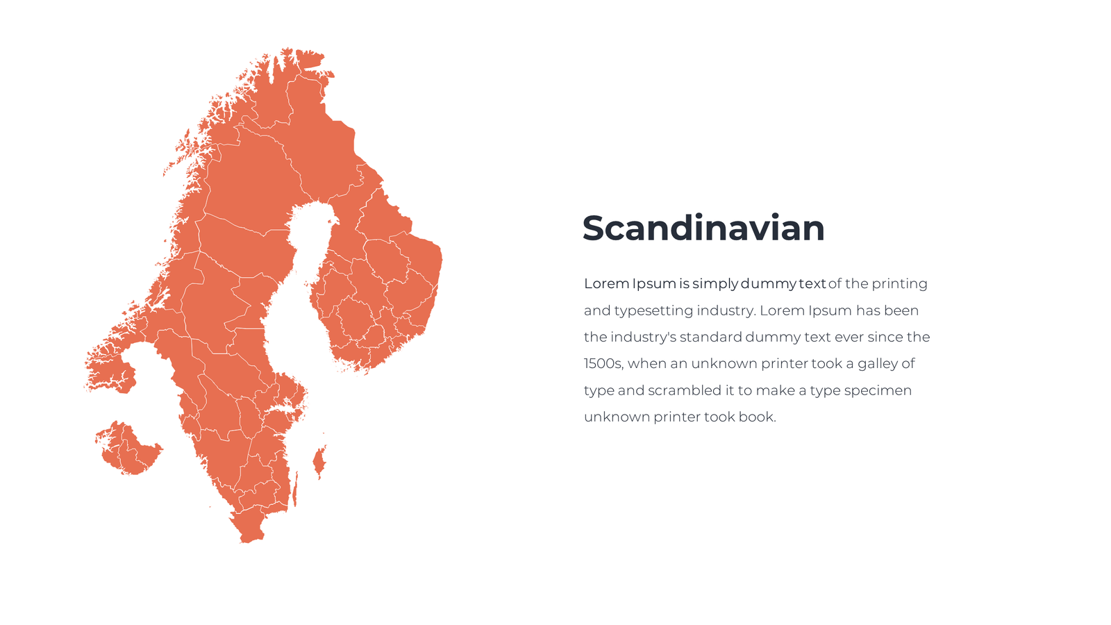 Ediable Scandinavian Map