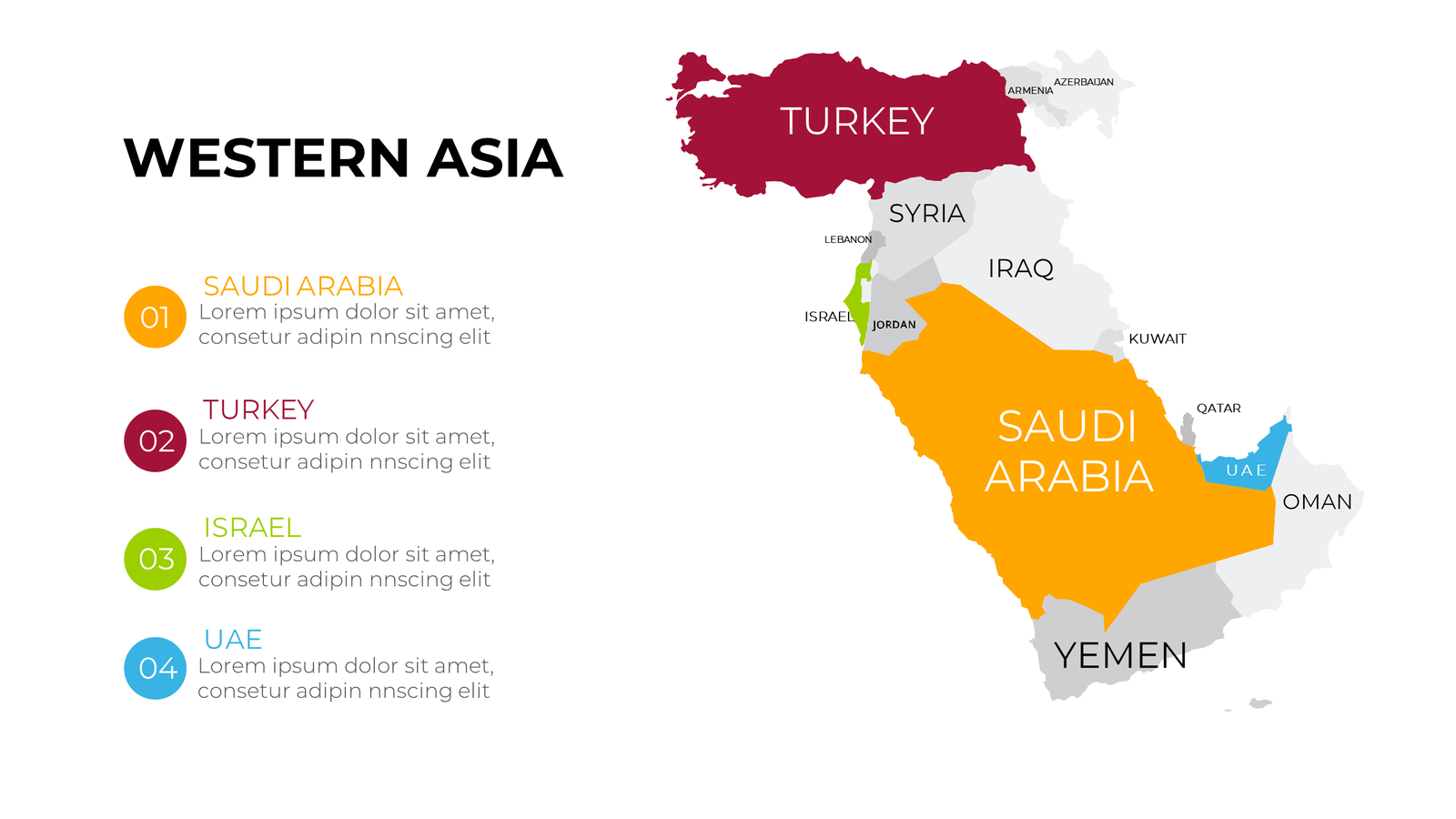 Western Asia Infographic