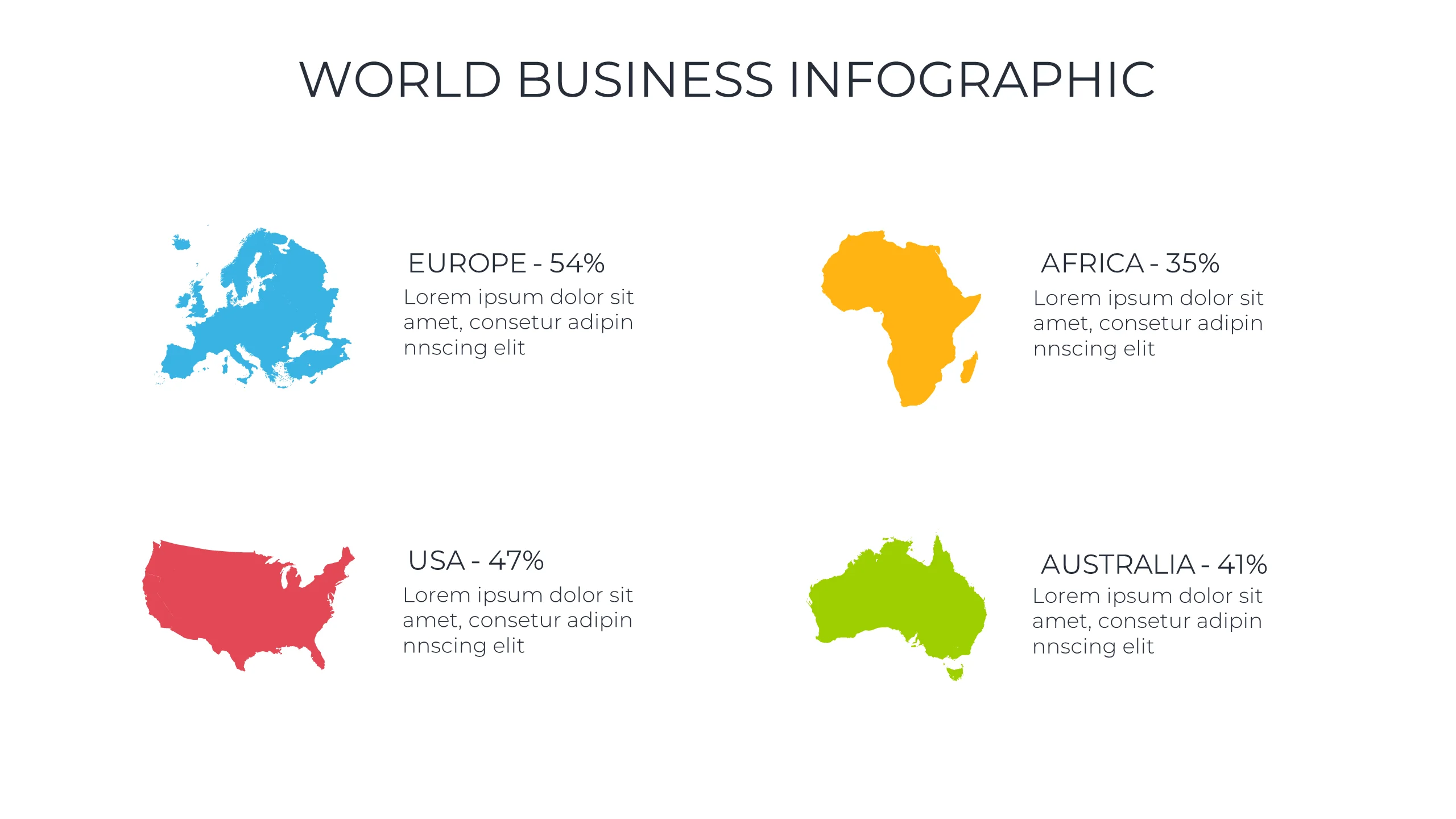 World Business Infographic