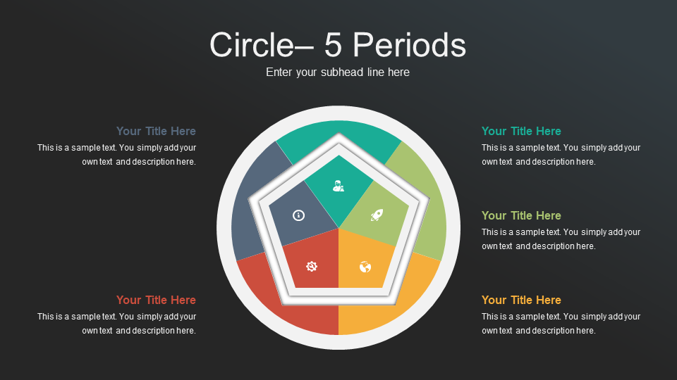 Download Circle 5 Periods PPT Template