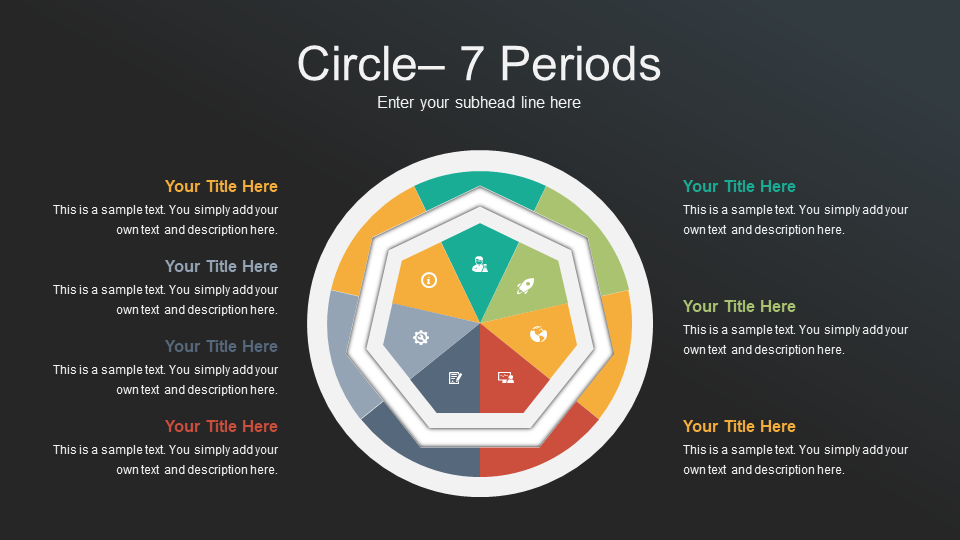 Download Circle 7 Periods PPT Template