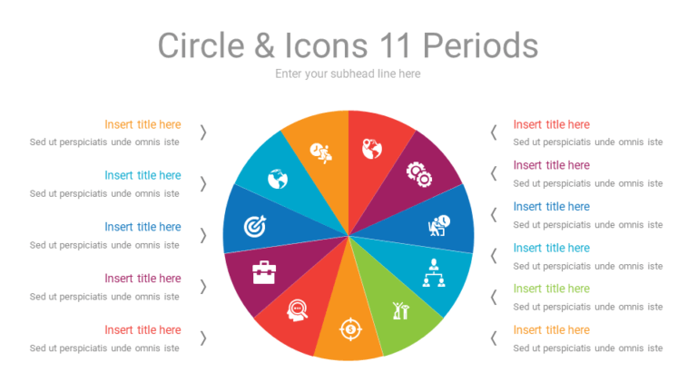 Download Circle 11 Periods PPT Slide Template