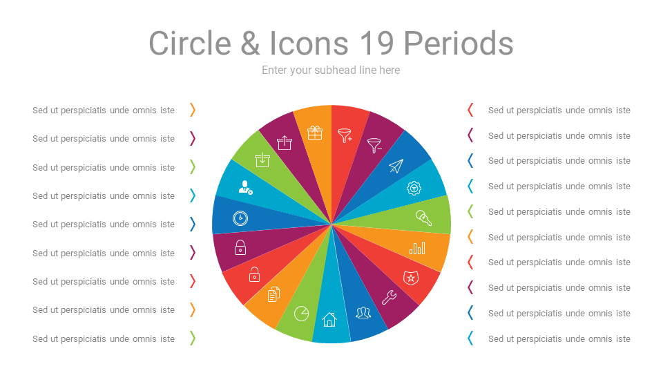 Download Editable 19 Periods Cycle With Icons