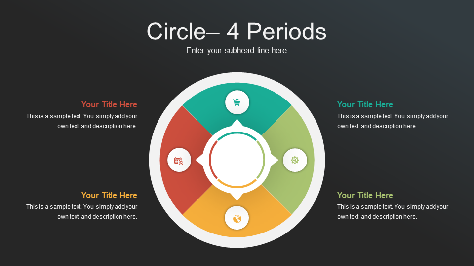 Download Dark Circle 4 Periods PPT Slide