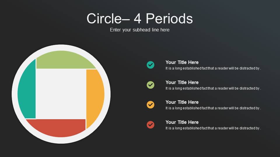 Download Simple Circle 4 Periods PPT Slide
