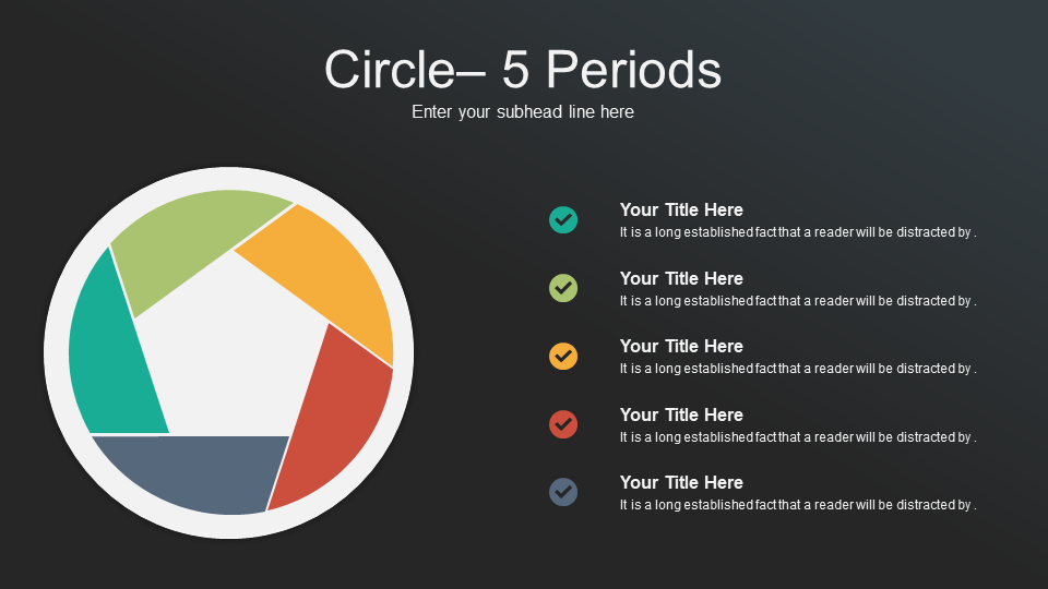 Download Simple Circle 5 Periods PPT Slide