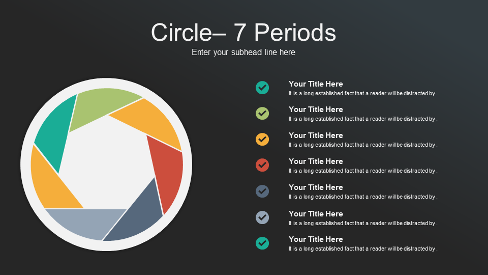 Download Simple Circle 7 Periods PPT Slide